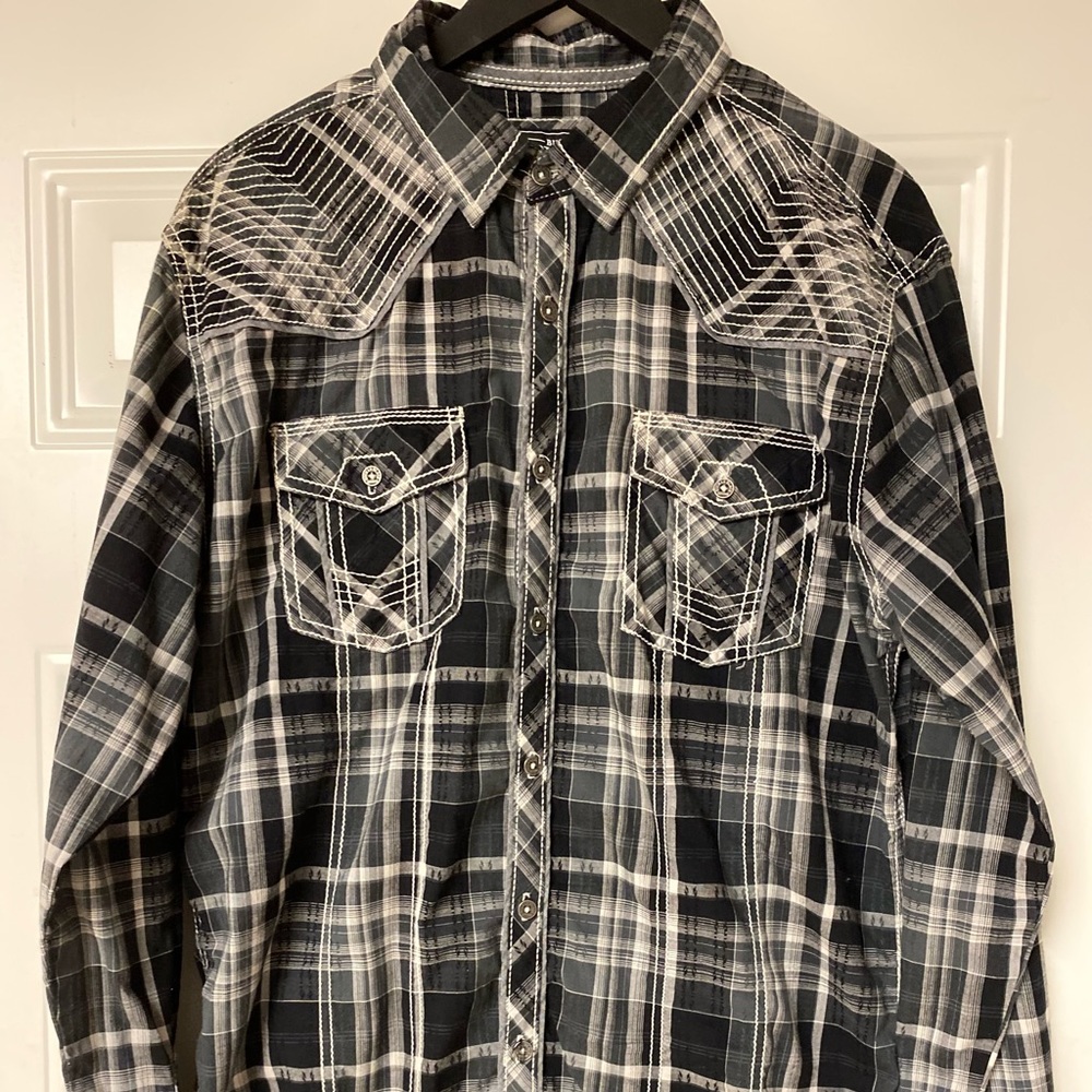 Buckle Black Athletic Fit L/S Shirt - Size L - Men’s - Like New